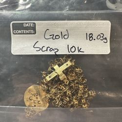 Gold Scrap For Sale - 18.03 grams Of 10k Gold From Antique Necklaces