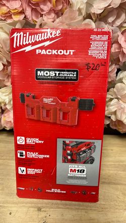 Milwaukee PACKOUT M18 Battery Tool Box Rack Attachment
