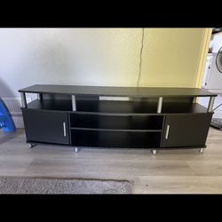 Black TV Table 