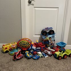 Kids Toys - Bundle - Cars, Blocks, Action Figures