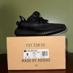 Yeezy Boost 350 V2 Onyx  Size 9
