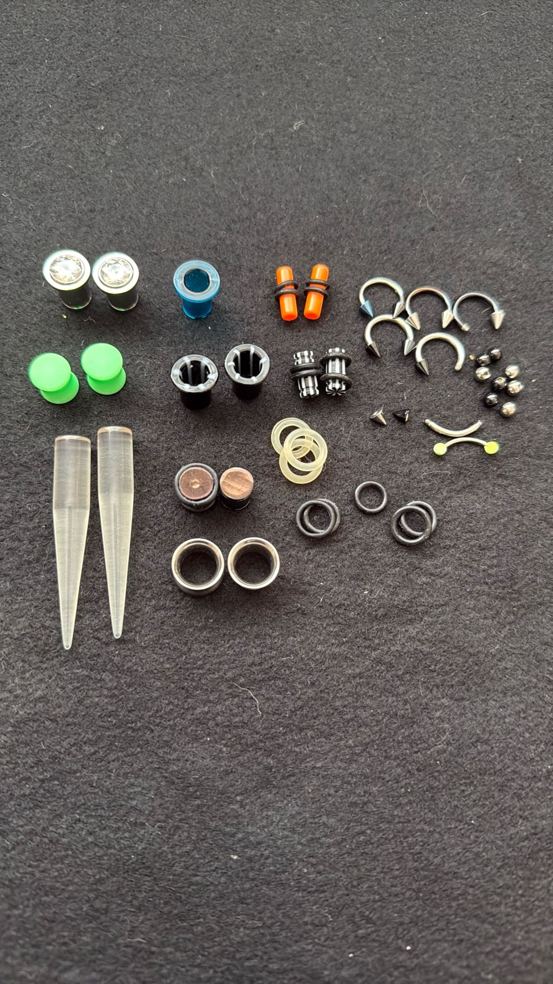 Lot Of Gauges, Tapers, Earrings
