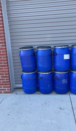 20 gallon plastic barrels