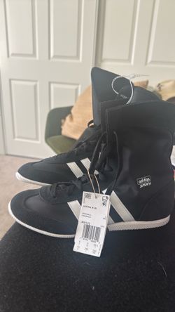 NEW Adidas Japan H High Top Sneakers Women's 7.5 Black/White NWT