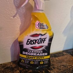 Easy-Off Heavy Duty Degreaser Cleaner Spray, Kitchen Degreaser,