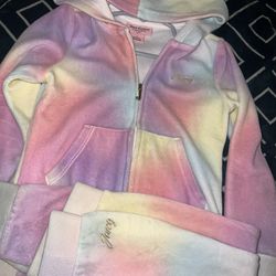 Juice Couture girls warm tracksuit outfit set size 5T 