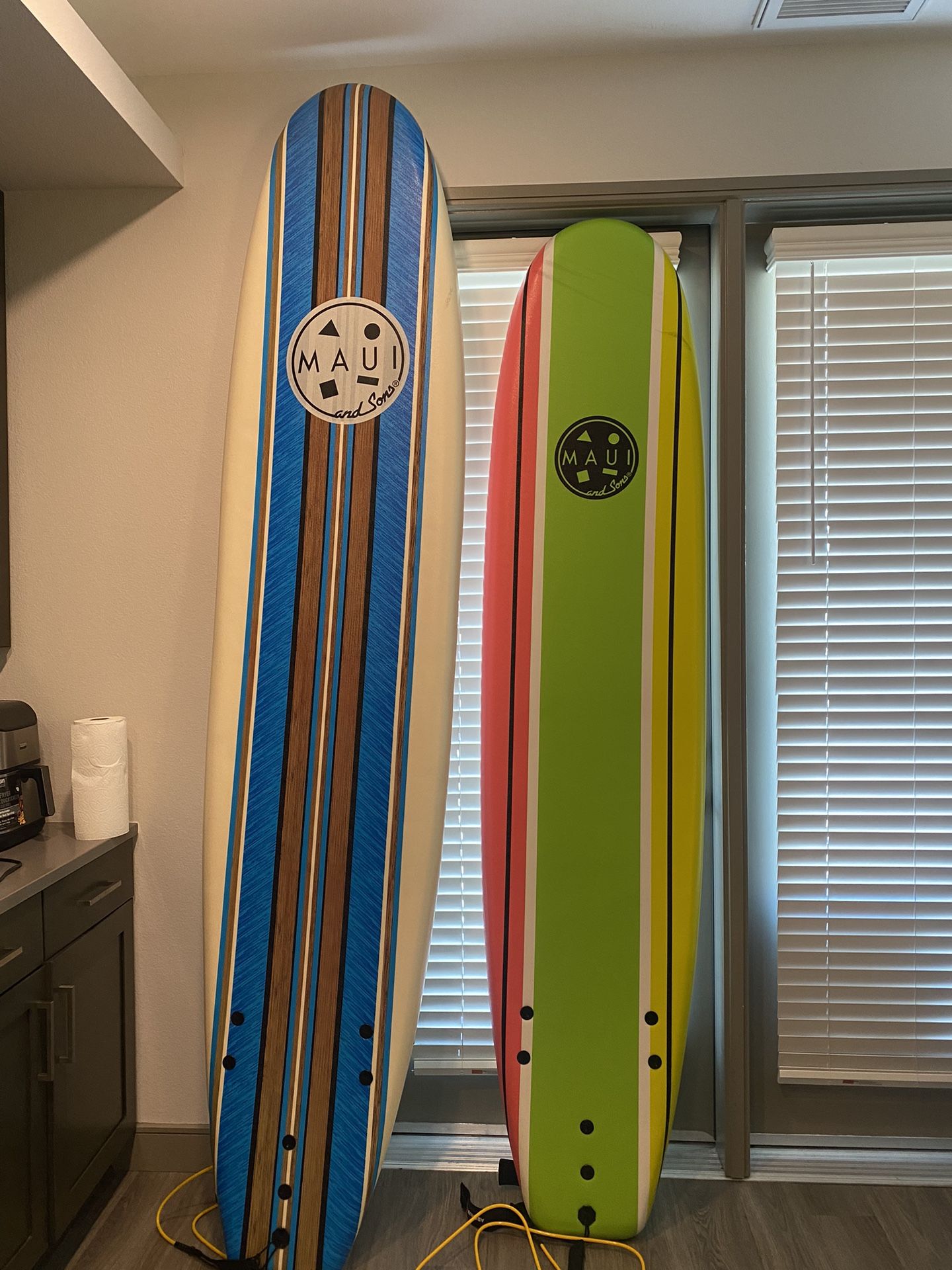 Maui & Sons 9ft and 8ft Softfoam Surfboard