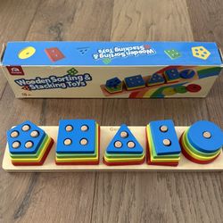 wooden sorting & stacking toys 