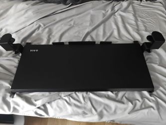 VIVO Clamp-On Desk Extender / Keyboard & Laptop Tray – Adjustable