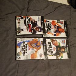 Nintendo GameCube Sports Games Football Basketball