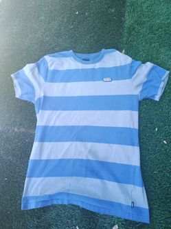 Van's striped shirt.