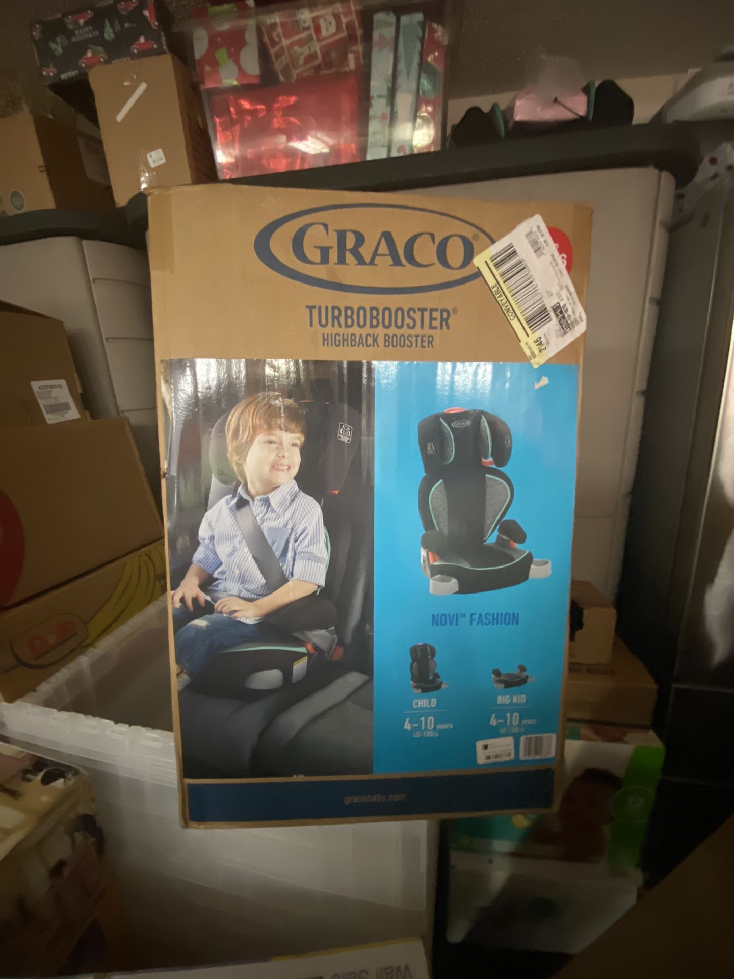 Graco Turbo-booster Car Seat for 4-10 yrs