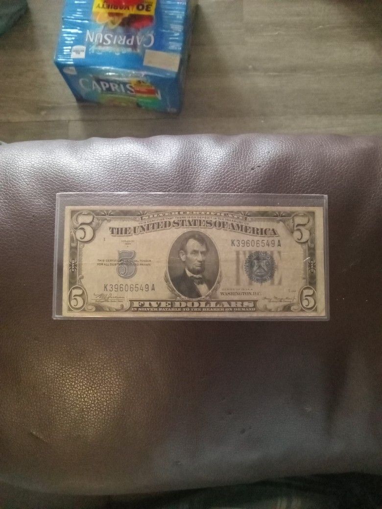 5 Dollar Bill