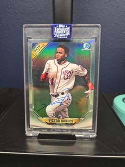 Victor Robles rookie auto /22 topps sealed