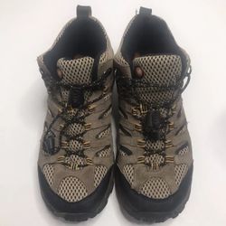 MERELL GIRLS MOAB VENTILATOR MID HIKING BOOT WALNUT COLOR SHOES SIZE 5.5
