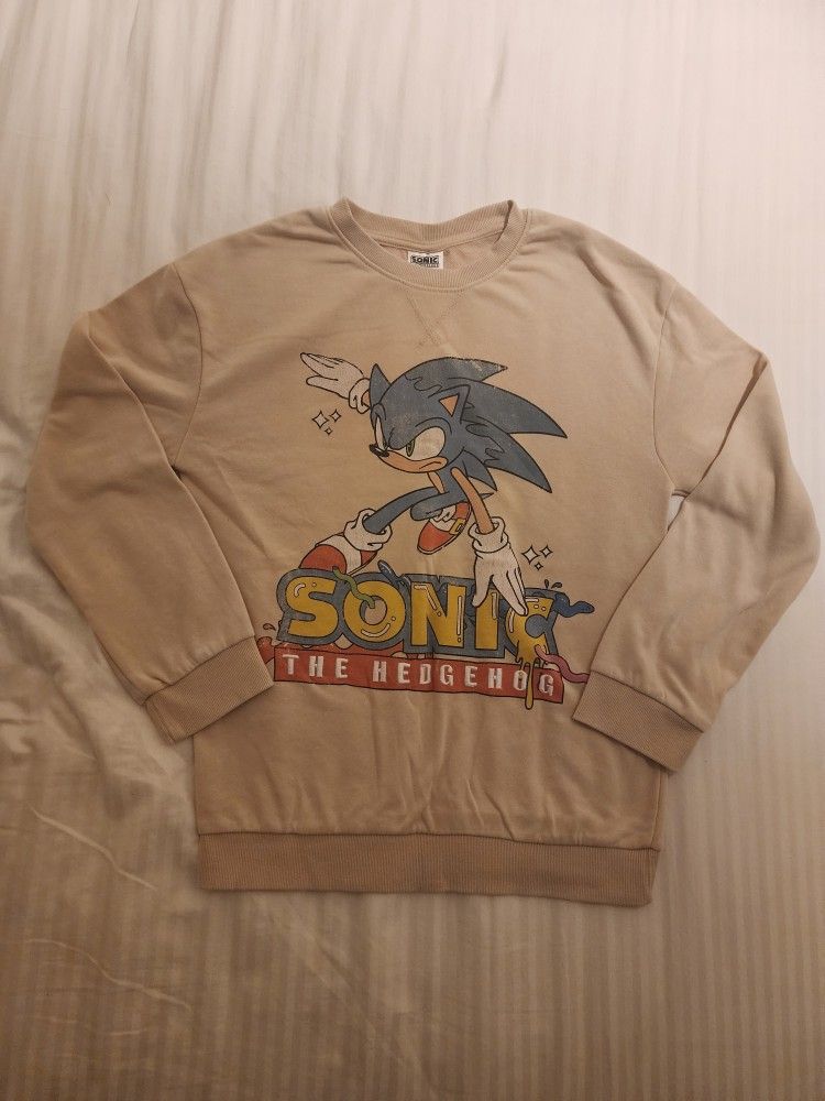 Sonic Hedgehog Sweatshirt Size Youth L