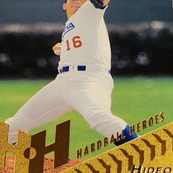 1996 Pinnacle Hardball Heroes #256 Hideo Nomo Los Angeles Dodgers