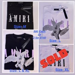 Amiri T shirts size M-XL 