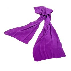Elegant Silky Violet Scarf