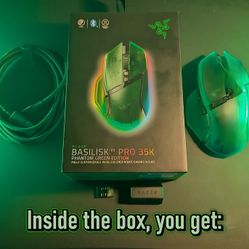 Razer Basilisk V3 Pro 35K Phantom Green Edition 