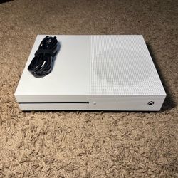 Microsoft Xbox One S Console with Power Cable for parts