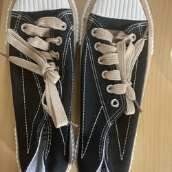 New Black Canvas Shoes