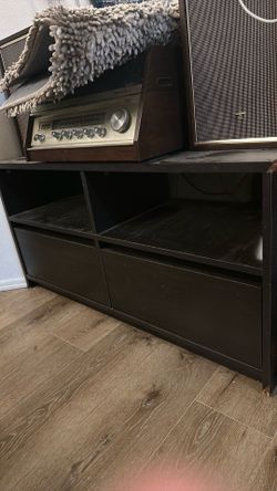 Tv stand, cabinet with drawers espresso