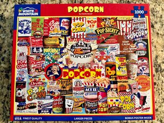 White Mountain Popcorn 1000-Piece Jigsaw Puzzle