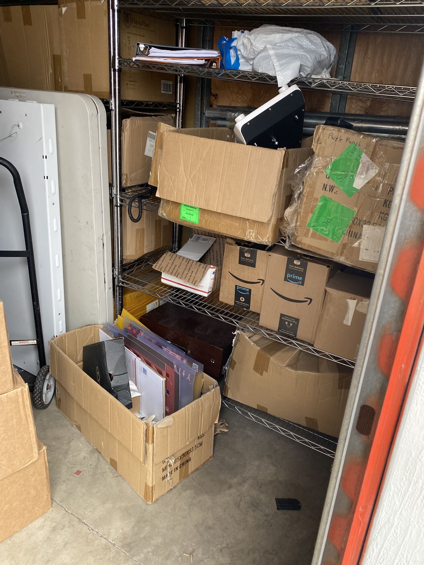 2 Metal Shelves , Shelf