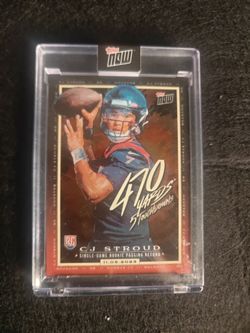 CJ Stroud Topps Now Rookie Record Trading Card