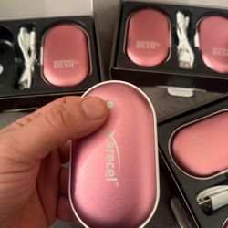 2 per pack Hand Warmers Rechargeable , 10400mAh Double-Sided Heat Electric Handwarmers Powerbank, 4-inch Full-Surface Heat, Portable Camping Hand Warm