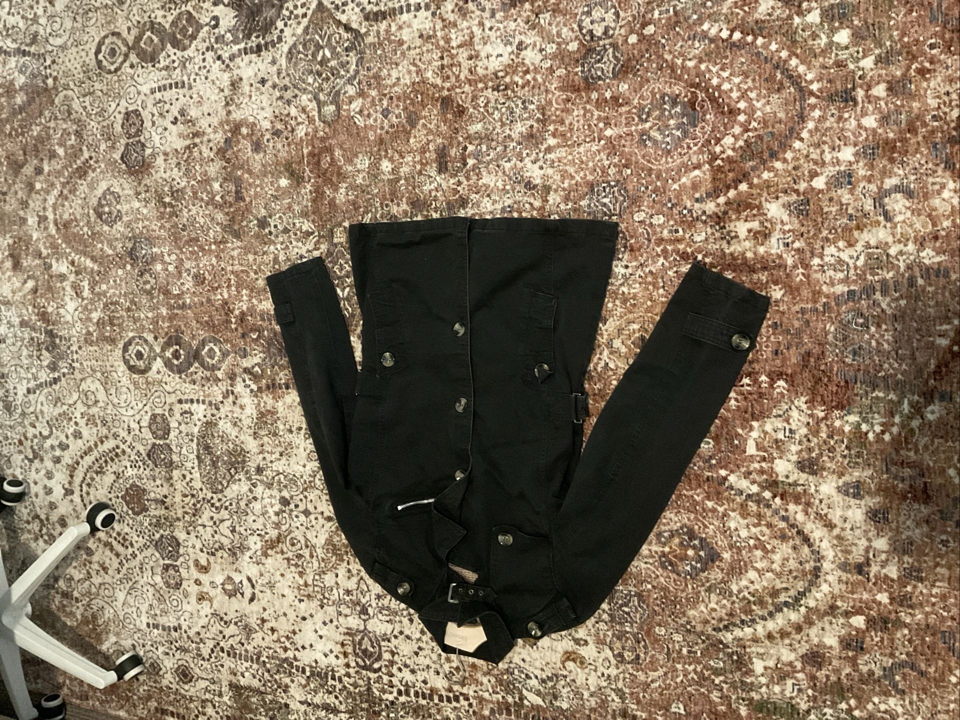 Chouyatou Men's Casual Collar 3 Button Lightweight Coat Men’s Medium