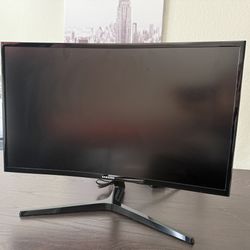 Samsung Computer Monitor Screen Rounded Curved