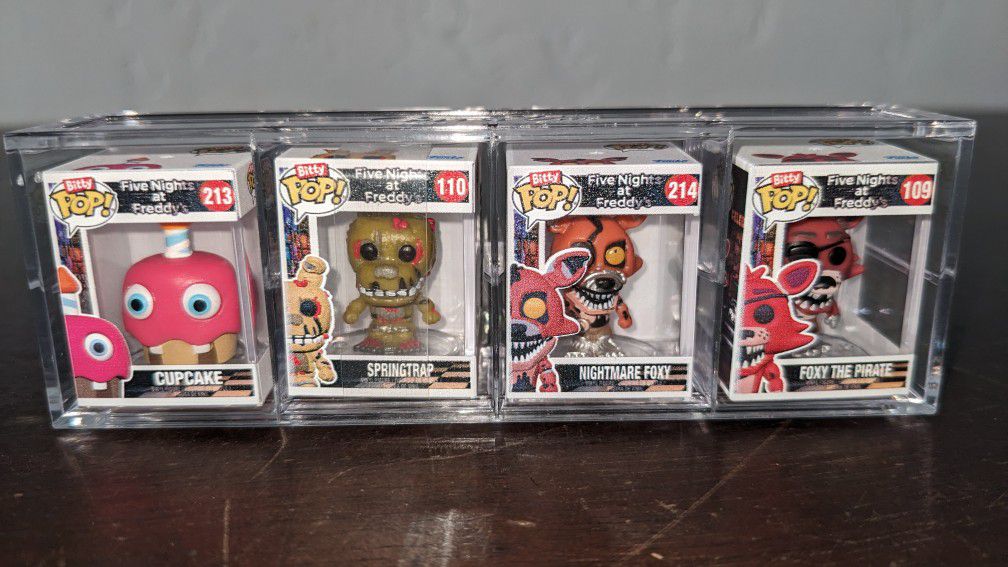 Bitty Pop Set Of 4 With Case Springtrap