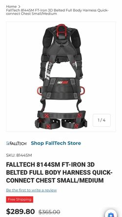 FallTech FT Iron Harness and FT-X Cable Bundle