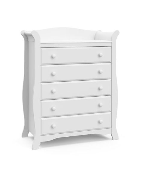 Drawer Dresser For Kids - White Storkcraft- Like NEW