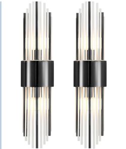 Ondersley Wall sconces Set of Two, Black sconces Wall Set of 2, Black Vanity Wall Lights