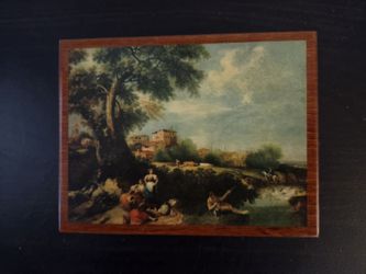 Vintage musical jewelry box