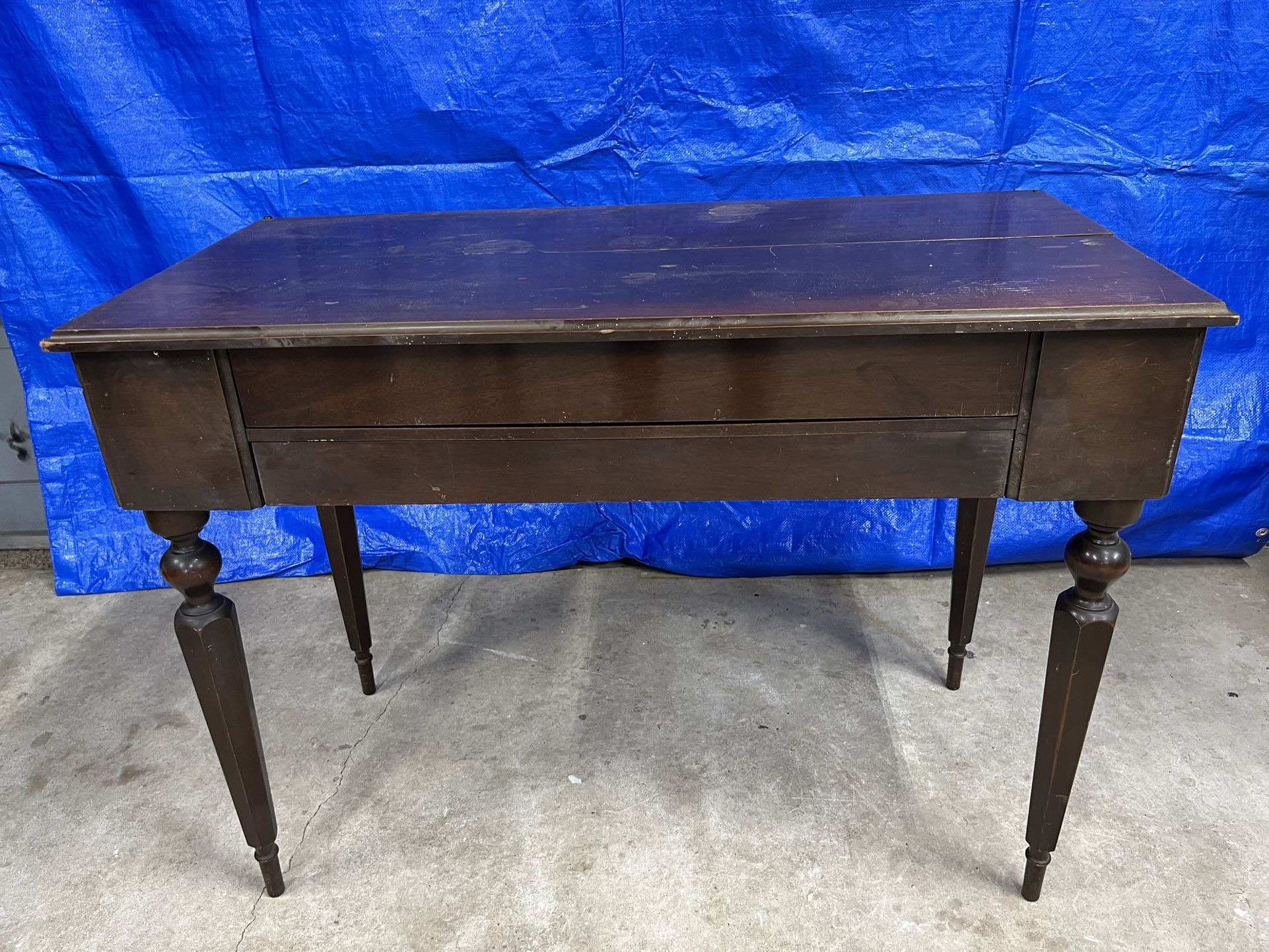 Antique Mahogany Spinet Writing Desk