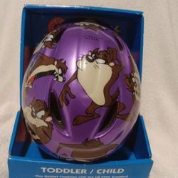 Vintage Looney tunes tasmanian devil toddler / child safety helmet