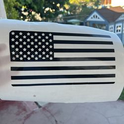 American Black Flag Sticker For Car 