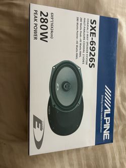 New Alpine 6.9 speakers