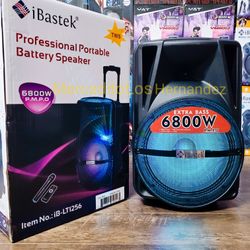 Super Bluetooth Speaker ❗️12" Woofer - Nuevas 6800w - Long Battery 🔋 