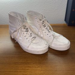 Vans Canvas Sk8-Hi True White Shoes 