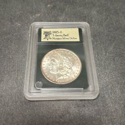 1885 “Liberty Bell” Morgan Silver Dollar 