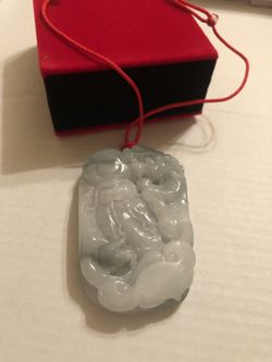 Certified untreated natural green A jadeite jade Maitreya pendant