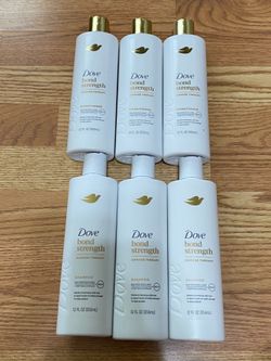 6 Dove Shampoo and Conditioner