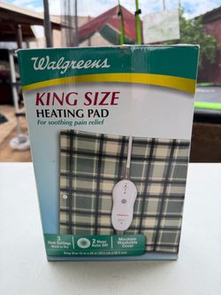Walgreens King Size Heating Pad Brand New