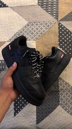 Nike Air Force 1 x Supreme Black Low Top