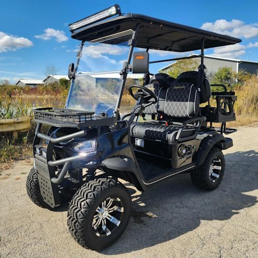 NEW 4 Seater Renegade V3 Electric Golf Cart - Black